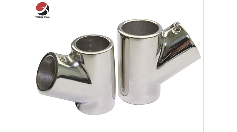 不鏽鋼60度(dù)三通船用五金(jin)配件