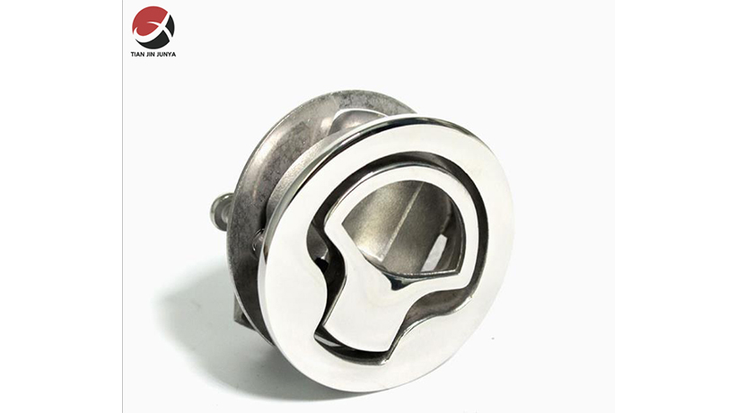 不鏽鋼鎖體地(di)闆扣 釣魚艇遊(yóu)艇艙蓋甲闆拉(lā)手