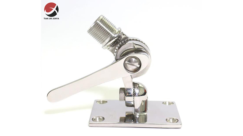 不鏽鋼316船用(yòng)五金配件-底座(zuò)調節式天線座(zuò)
