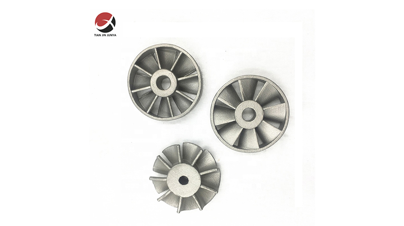 不鏽鋼(gāng)鑄造定制(zhi)件葉輪泵(beng)配件