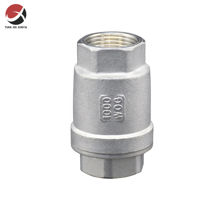 不鏽鋼(gang)二片式彈簧(huáng)止回閥